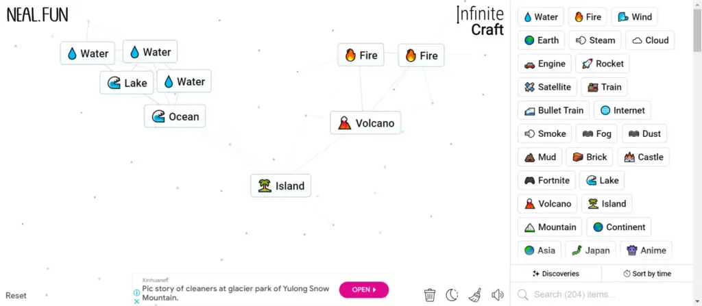 How to Make Island in Infinite Craft