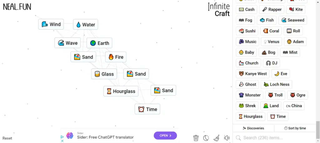 How to Make Time in Infinite Craft?