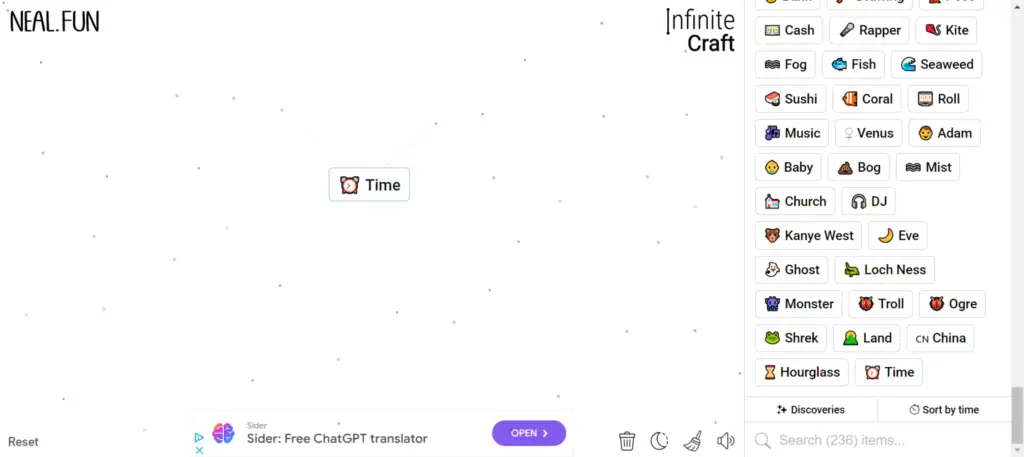 Final Word on How To Make Time in Infinite Craft