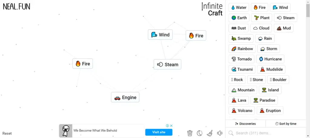 Method 1 of How to Make Engine in Infinite Craft: Steam Power Unleashed