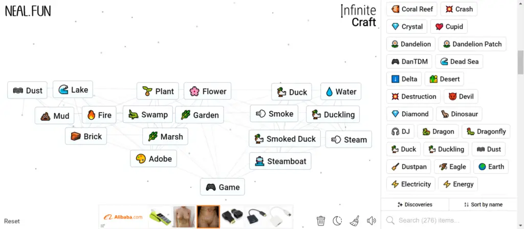 18. Bloom into a Flower (How to get Game in Infinite Craft)