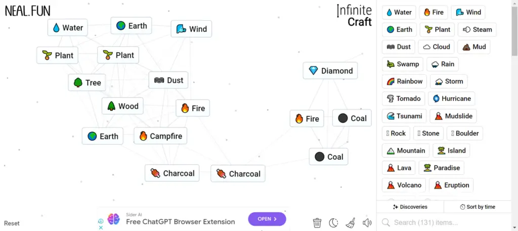 How To Make Diamond in Infinite Craft: Step-by-Step Process