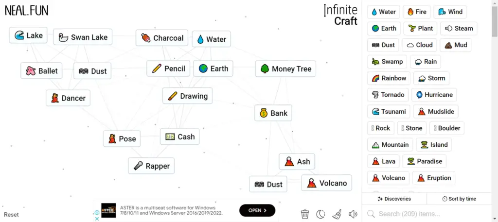 Step 26-32 of How To Make Rapper in Infinity Craft: Crafting Artistry