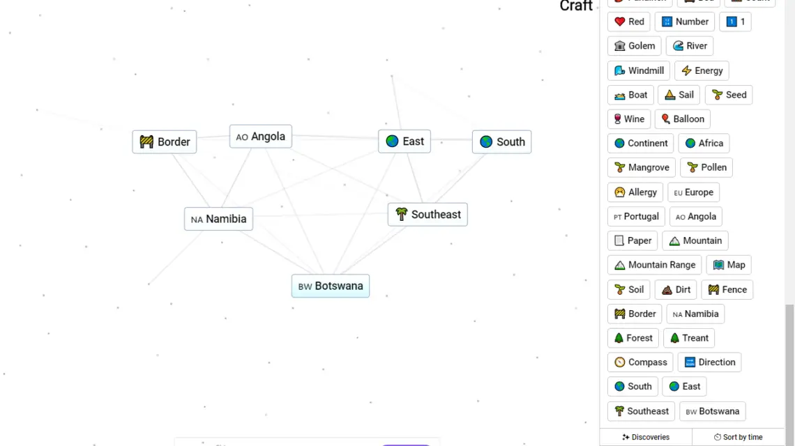 Final Word on How to make Botswana in Infinite Craft